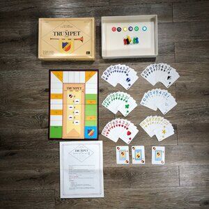 The Trumpet Game International Games Vintage 1990 No. 3025 Cards Tokens Markers